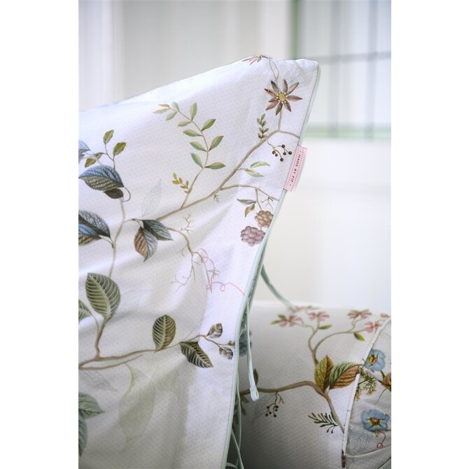 Pip Studio Kawai Flower Dekbedovertrekken- White 200x200/220 cm Pip Studio Kawai Flower Dekbedovertrekken- White 200x200/220 cm