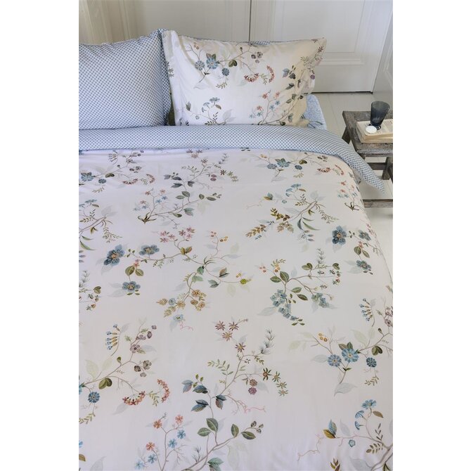 Pip Studio Kawai Flower Dekbedovertrekken- White 200x200/220 cm Pip Studio Kawai Flower Dekbedovertrekken- White 200x200/220 cm