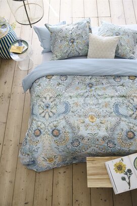 Pip Studio Saluti Grandi Housses de Couette - Bleu Clair 240x200/220 cm