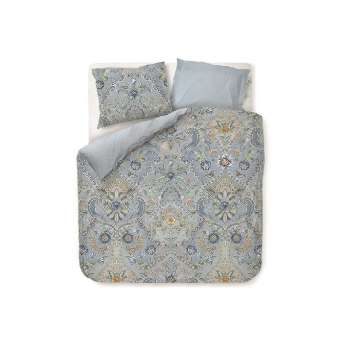 Pip Studio Saluti Grandi Housses de couette - Light Blue 200x200/220 cm