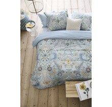 Pip Studio Saluti Grandi Housses de couette - Light Blue 200x200/220 cm