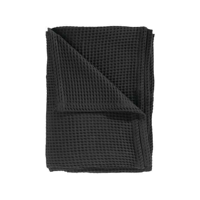 Heckett & Lane Plaid gaufré 180x260 Midnight Black