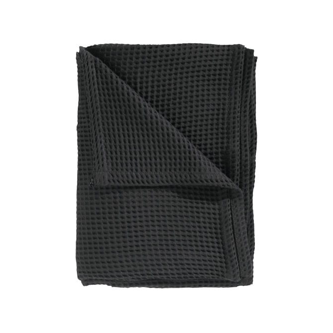 Heckett & Lane Wafel Plaid 180x260 Midnight Black