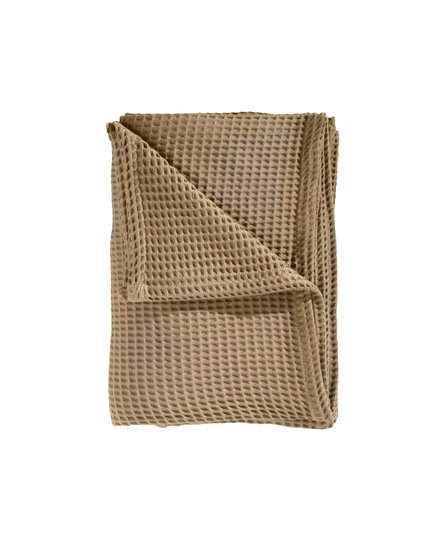 Heckett & Lane Wafel Plaid 180x260 Pale Khaki