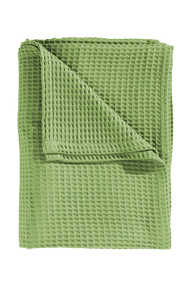 Heckett & Lane Plaid gaufré 180x260 Vert pomme