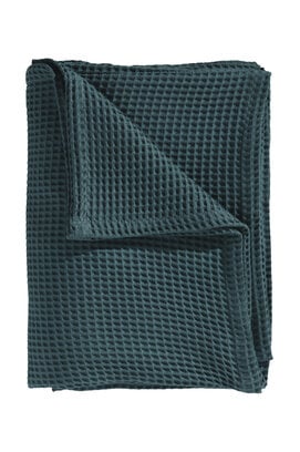 Heckett & Lane Plaid gaufré 180x260 vert armée