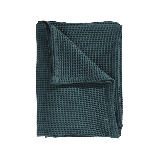 Heckett & Lane Plaid gaufré 180x260 vert armée