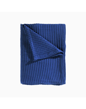 Heckett & Lane Wafel Plaid 180x260 Ink Blue