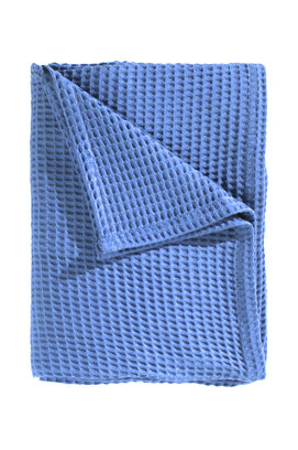 Heckett & Lane Plaid gaufré 240x260 bleu royal