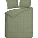 Heckett & Lane Heckett & Lane Diamante Dekbedovertrek 140x200x220 Laurel Green