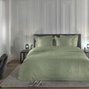 Heckett & Lane Heckett & Lane - Housse de couette Diamante 140x200x220 Laurel Green