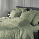 Heckett & Lane Heckett & Lane - Housse de couette Diamante 140x200x220 Laurel Green