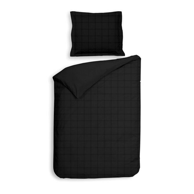 Heckett & Lane Diamante Dekbedovertrek 240x200/220 Moonless Black