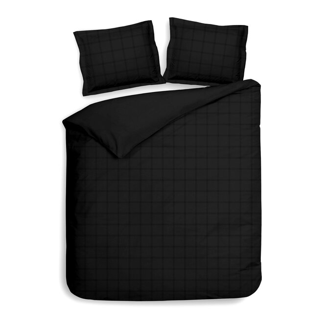 Heckett & Lane Diamante Dekbedovertrek 240x200/220 Moonless Black