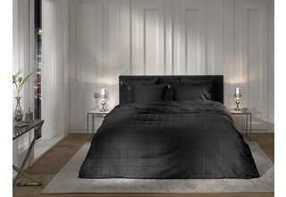 Heckett & Lane Diamante Housse de Couette 240x200/220 Moonless Black