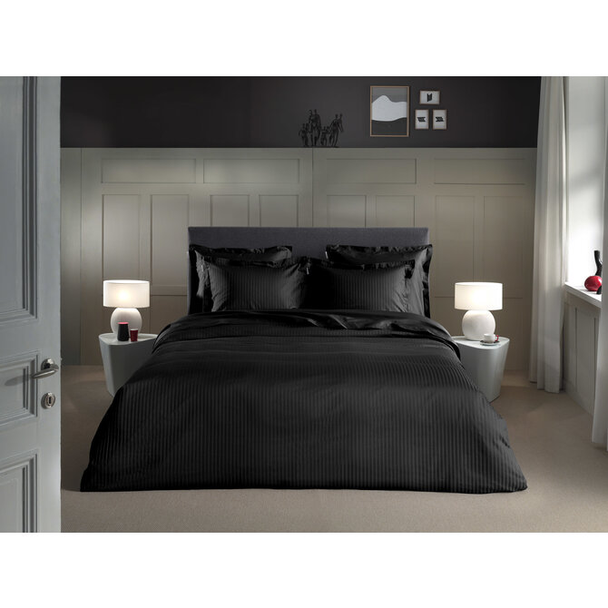 Heckett & Lane Banda housse de couette 200x200/220 Moonless Black