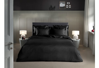 Heckett & Lane Banda Housse de couette 140x200/220 Moonless Black