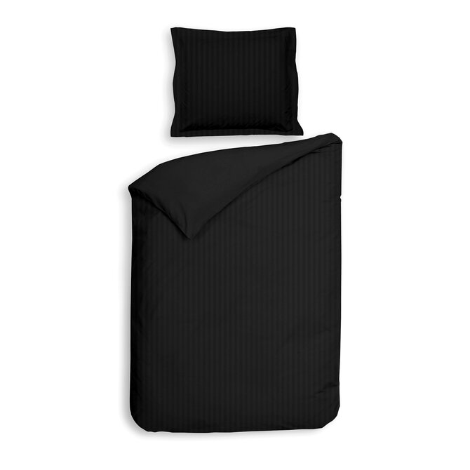 Heckett & Lane Banda Housse de couette 140x200/220 Moonless Black