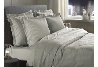 Heckett & Lane Banda Housse de couette 140x200x220 Gris nuageux