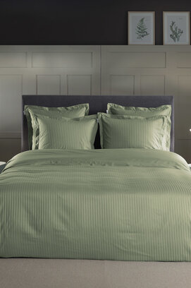 Heckett & Lane Banda Dekbedovertrek 240x200x220 Laurel Green