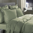 Heckett & Lane Heckett & Lane Banda housse de couette 200x200x220 Laurel Green