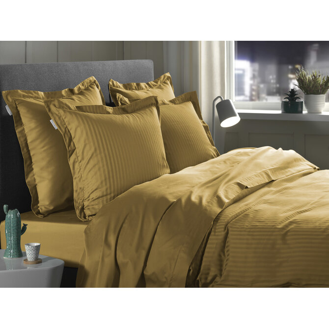 Heckett & Lane - Housse de couette Banda 140x200x220 Amber Gold
