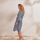 Essenza Essenza Sarai Lenthe Kimono prunelle bleu XL