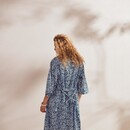 Essenza Essenza Sarai Lenthe Kimono prunelle bleu XS