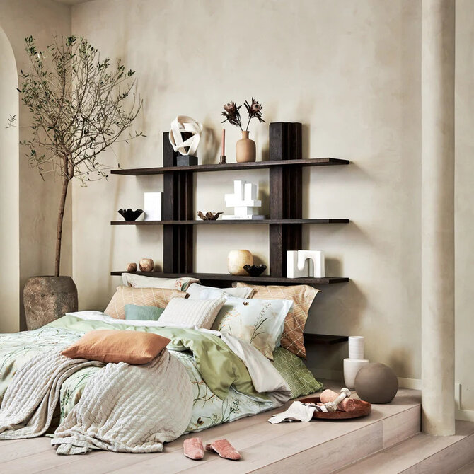 Vandyck Untouched Taie d'oreiller Apricot Blush (60x70)