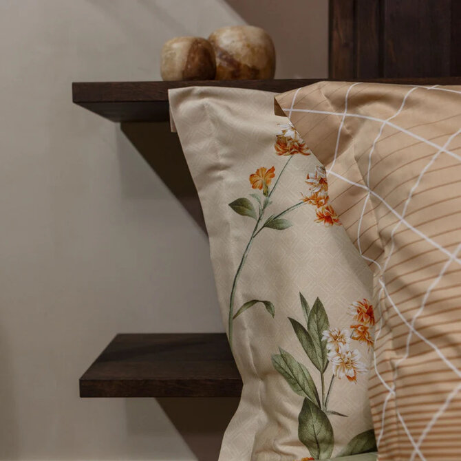 Vandyck Untouched Taie d'oreiller Apricot Blush (60x70)