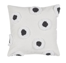 VTwonen Stripe and Eye Sierkussen - Natural 50x50 cm