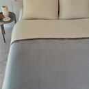 VT wonen VTwonen - Housse de couette Duo Colour - Gris 240x200/220 cm