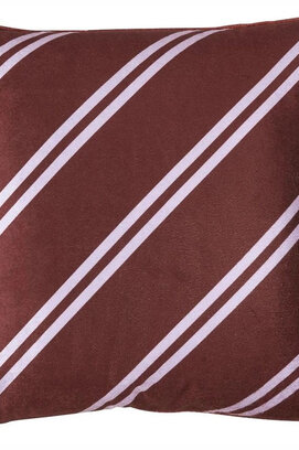 vtwonen Sierkussen Diagonal Cushion Dark Red 50x50 cm