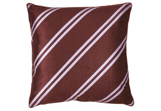vtwonen Coussin Coussin diagonal Rouge foncé 50x50 cm