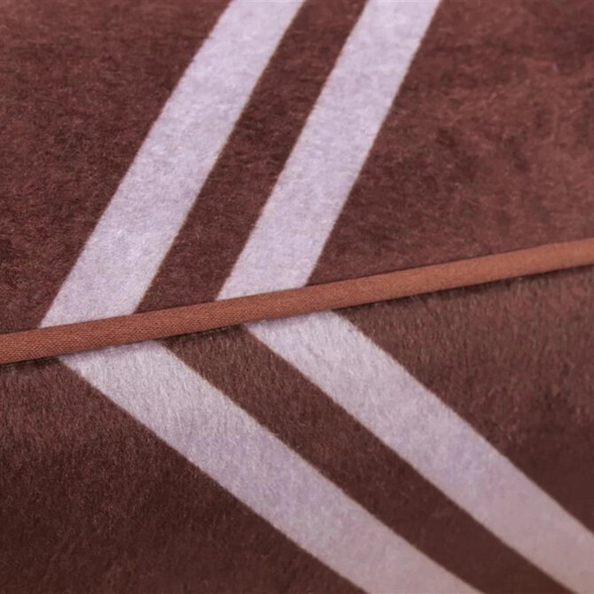 vtwonen Coussin Coussin diagonal Rouge foncé 50x50 cm