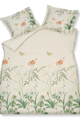 Vandyck Flower Garden Dekbedovertrek Cream Tan Lits-jumeaux (240x200/220)