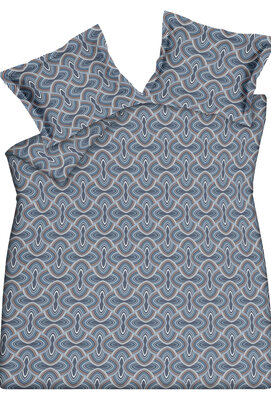 Vandyck Bowing Dekbedovertrek Powder Blue Lits-jumeaux (240x200/220)