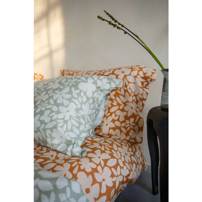 Vandyck Florals Housse de couette Apricot Blush Lits-jumeaux (240x200/220)