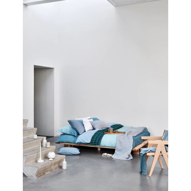 Vandyck Drops Pearl Blue Taie d'oreiller (60x70)