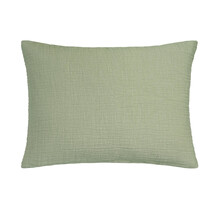 Vandyck Pure 68 G.Dyed  Smoke Green Kussensloop (40x55)