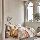 Vandyck Vandyck Washed Cotton Duvet Cover Apricot Blush Lits-jumeaux (240x200/220)