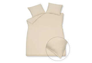 Vandyck Washed Cotton Housse de Coussin Crème Tan 60x70