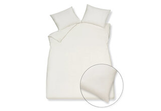 Vandyck Home 98 Coton Lyocell Housse de Couette Blanc Cassé 2 personnes (200x200/220)