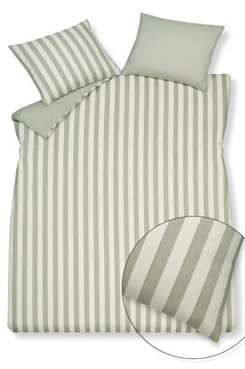 Vandyck Home 97 Coton Tencel Taie d'oreiller Smoke Green (60x70)