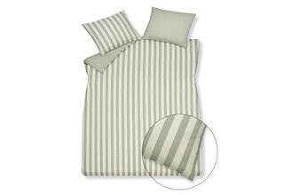 Vandyck Home 97 Coton Tencel Taie d'oreiller Smoke Green (60x70)