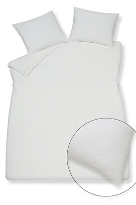 Vandyck Pure 66 Coton Chanvre Housse de Coussin Offwhite (60x70)