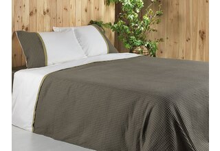 Dommelin  Dekbedovertrek Bari Percal 200tc Leem-Brons 260x200/220 cm