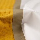 Dommelin Dommelin Housse de couette Bari Percal 200TC Écru-jaune ambre 260x200/220 cm