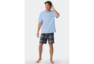 Schiesser Shortama bleu foncé 179114 48/S