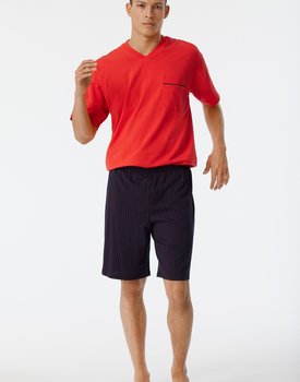 Schiesser Shortama red 179109 64/5XL